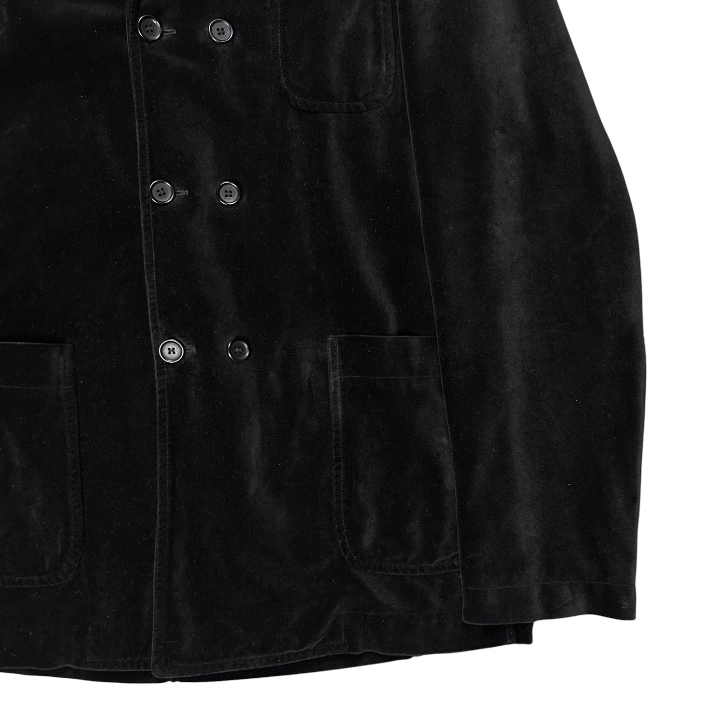 Comme des Garcons Shirt Velour Caban Jacket