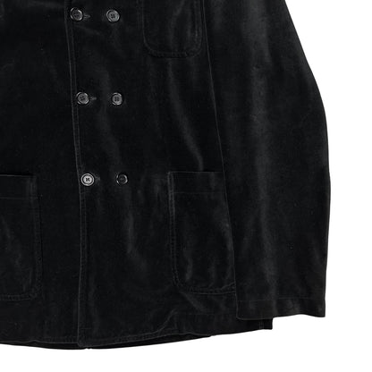 Comme des Garcons Shirt Velour Caban Jacket