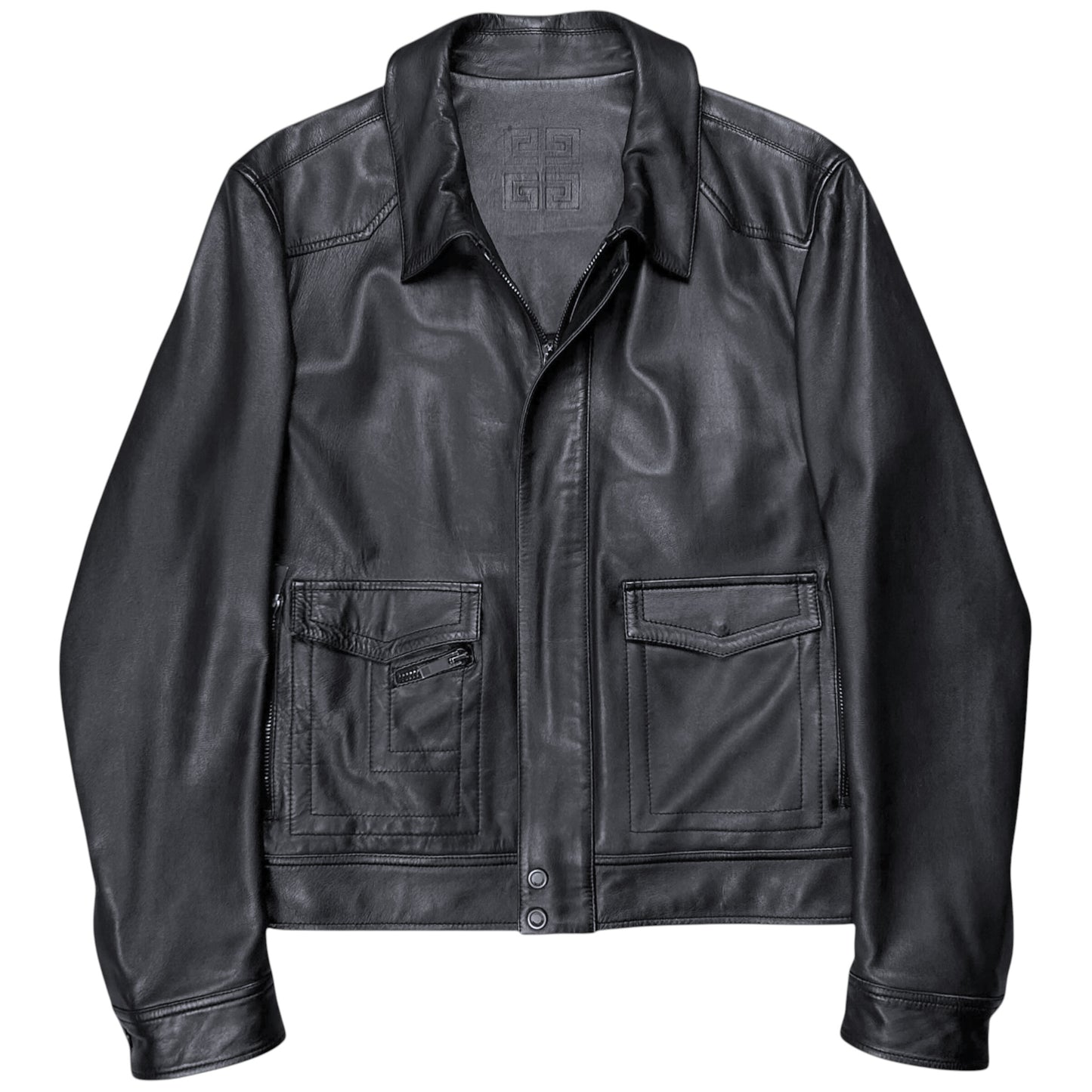 Givenchy Zip Pocket Leather Jacket - AW16