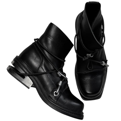 Dirk Bikkembergs Metal Heel Bungee Cord Boots - AW96