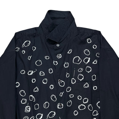Comme des Garcons x H&M Scribble Polka Dot Shirt - AW08