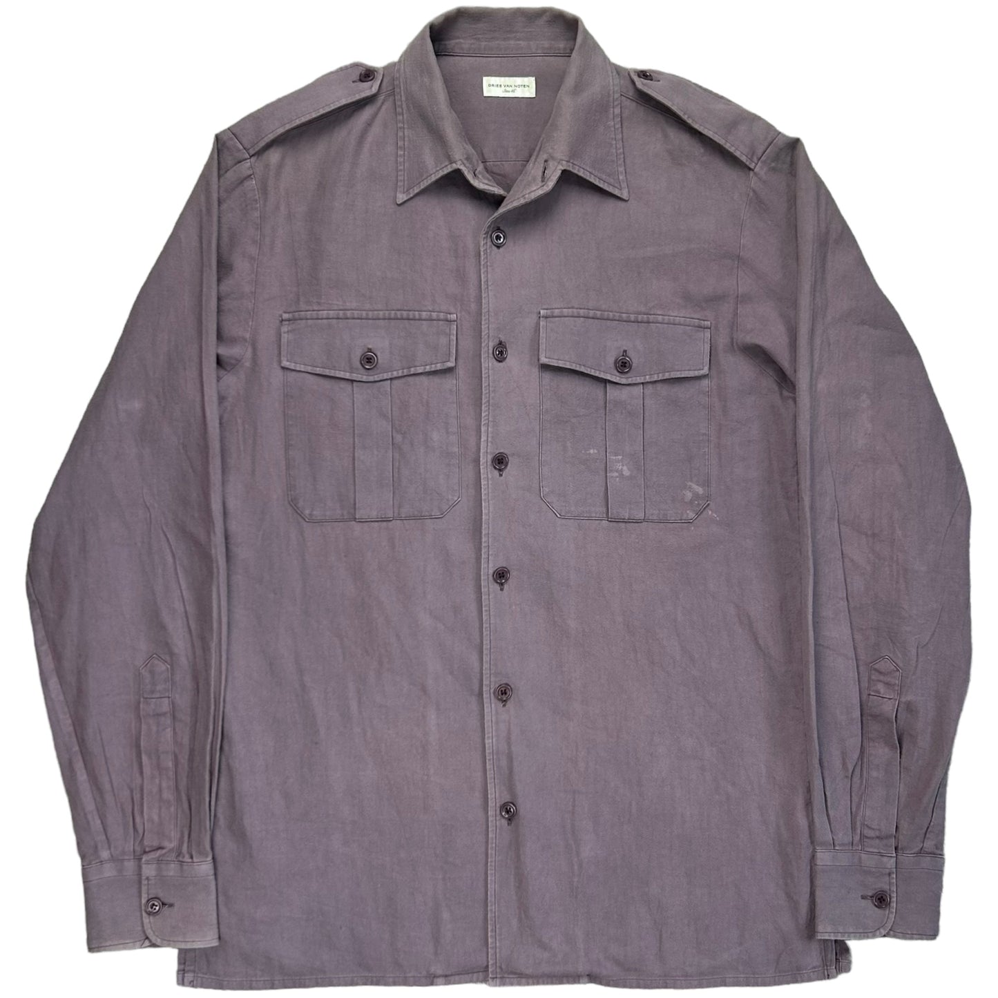 Dries Van Noten Military Cargo Shirt