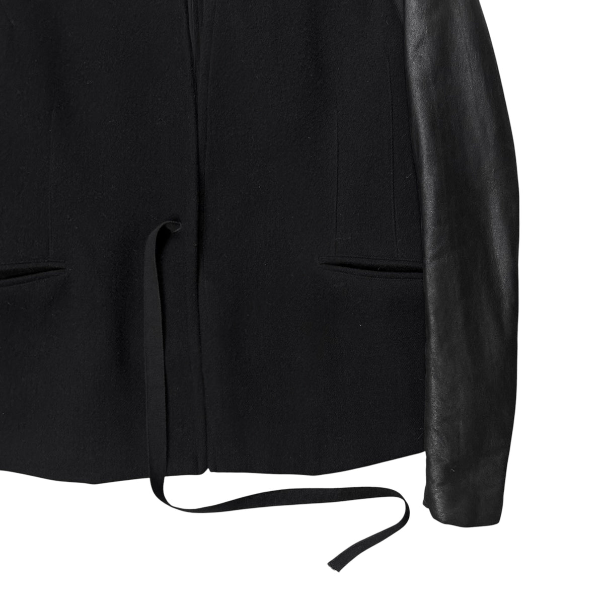 Rick Owens Strapped Leather Sleeve Stag Jacket - AW08