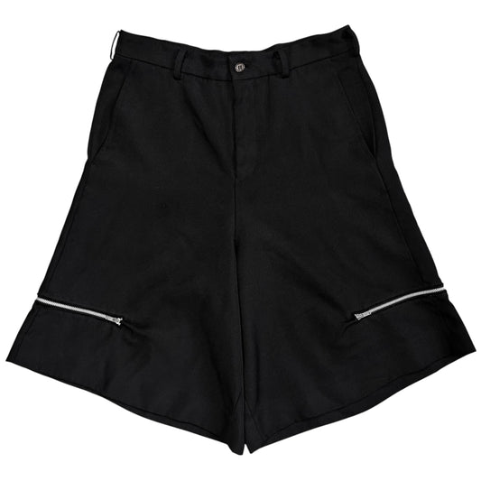 Comme des Garcons BLACK Wide Zip Shorts - AW23