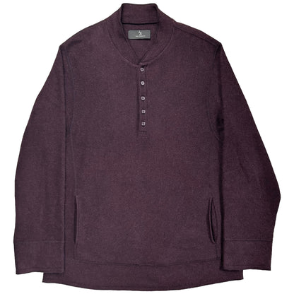 Y’s Yohji Yamamoto Button Neck Wool Sweater