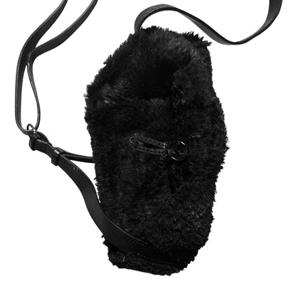 Ann Demeulemeester Curly Shearling Pouch Bag - AW17
