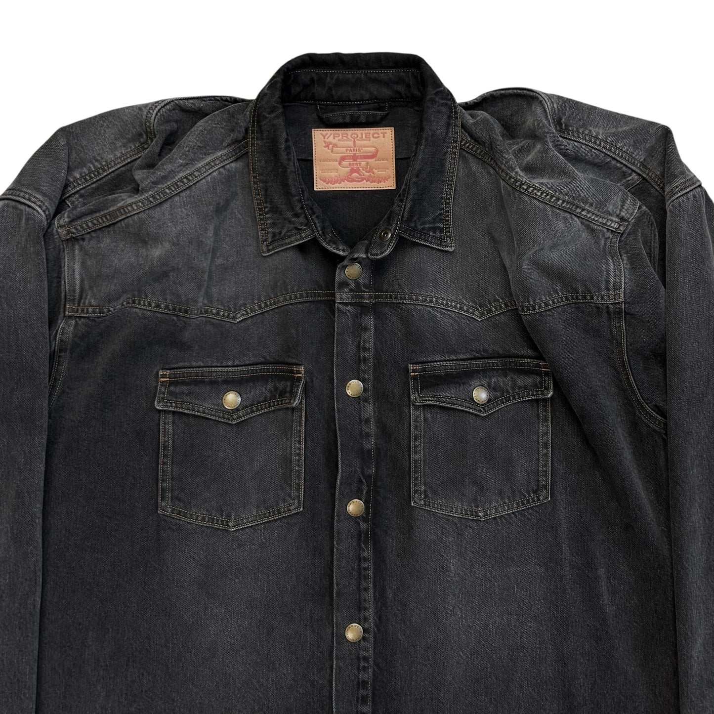 Y/Project Batwing Denim Shirt - AW17