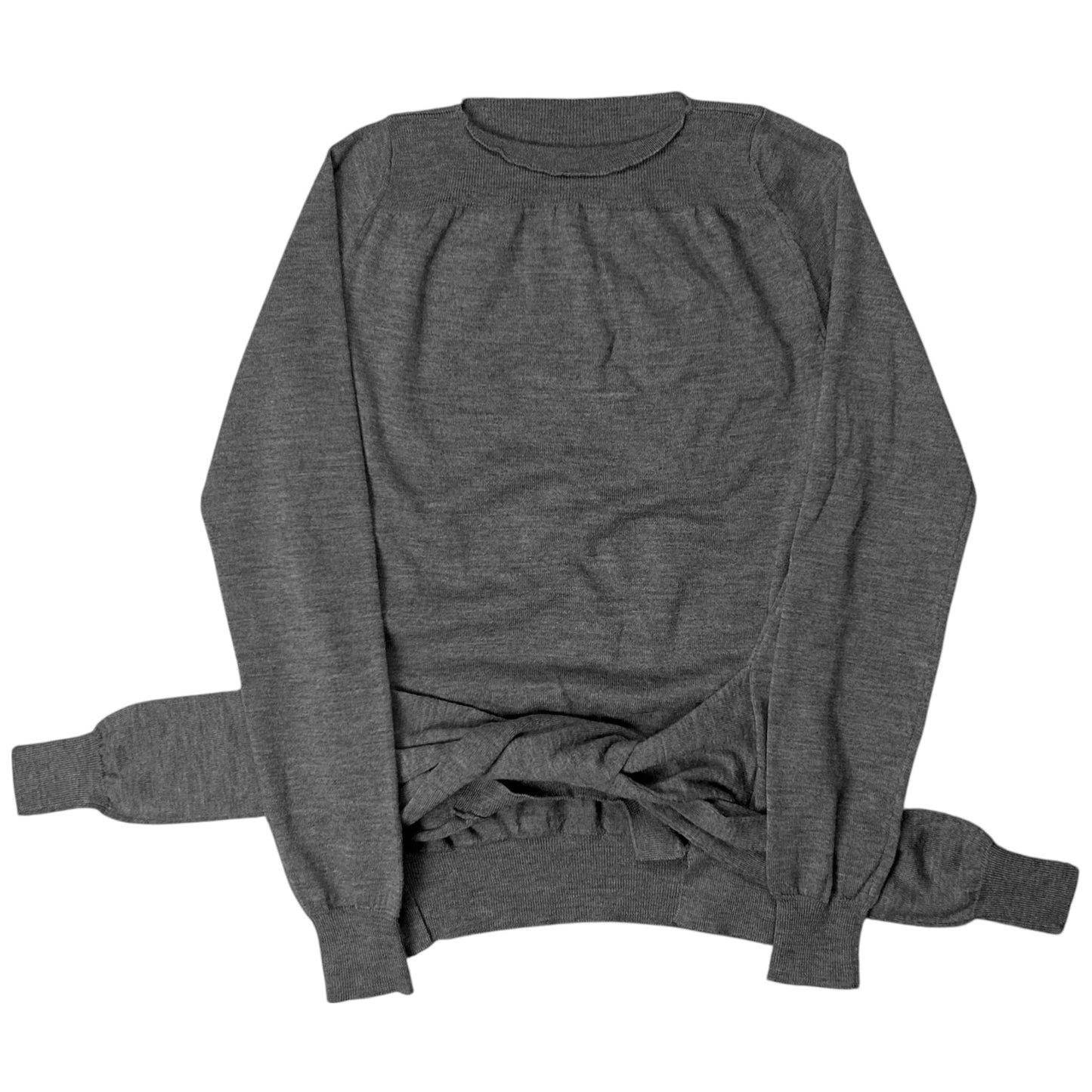 MM6 Maison Margiela Deconstructed Double Sleeve Sweater - AW20
