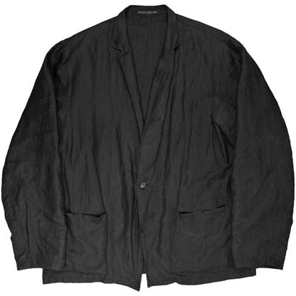 Yohji Yamamoto Pour Homme Washed Linen Blazer