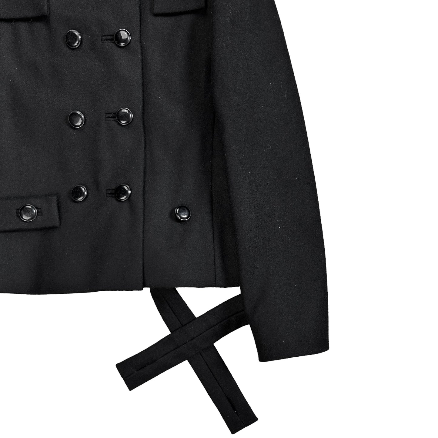 Balenciaga Belted Military Wool Jacket - AW06