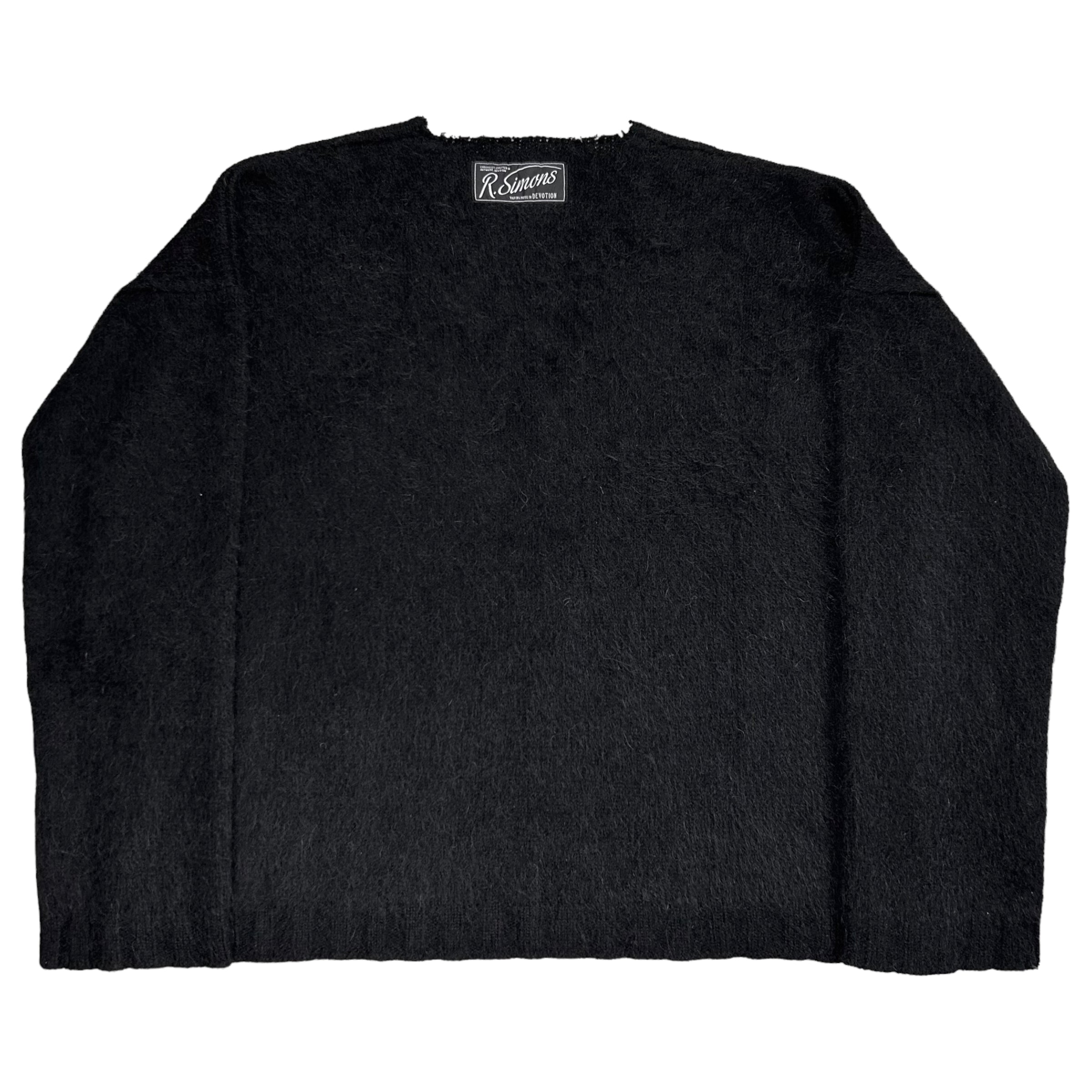 Raf Simons Oversized Boiled V-Neck Sweater - AW21 – Vertical Rags