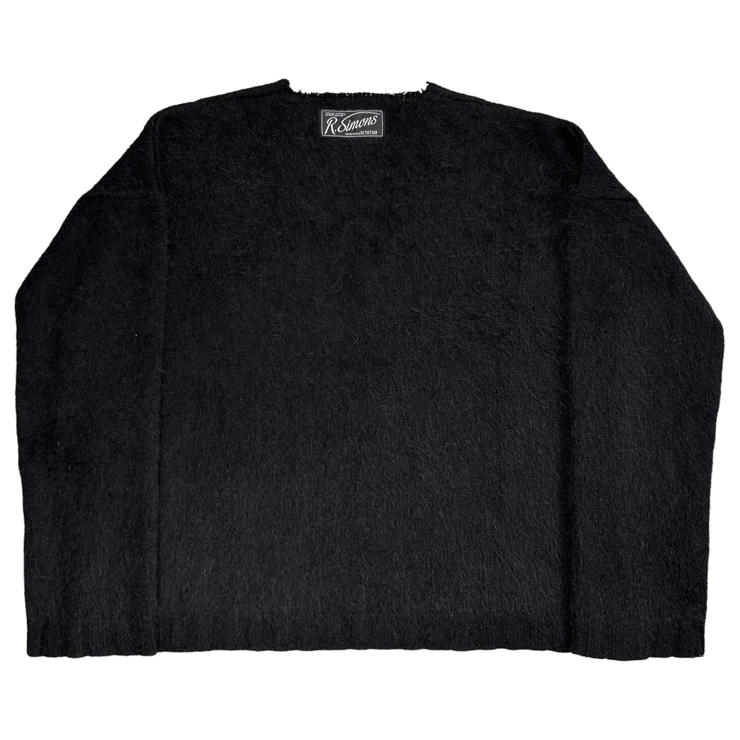 Raf Simons Oversized Boiled V-Neck Sweater - AW21