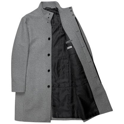 Dirk Bikkembergs Techncial Zip Wool Coat
