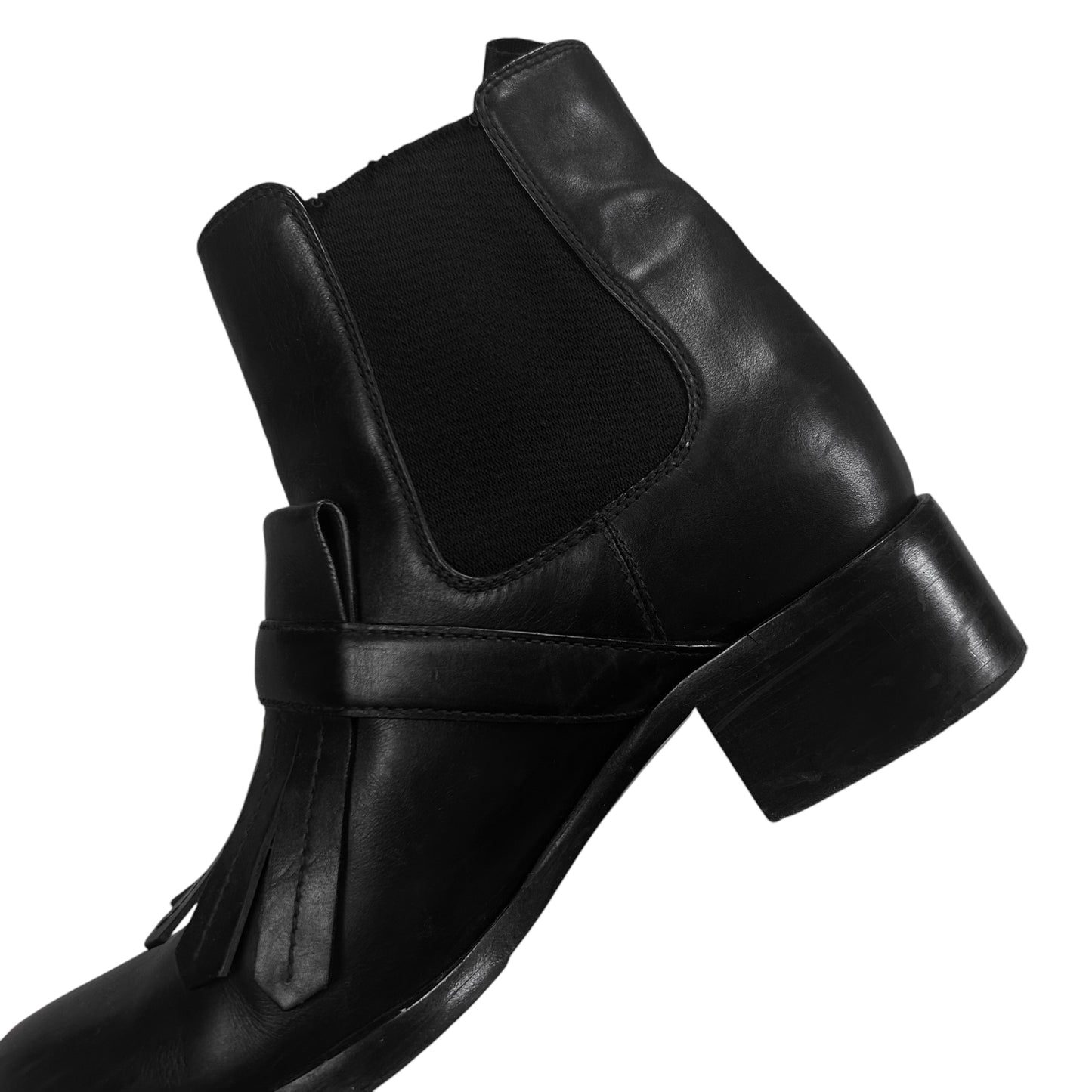 Prada Belted Tassel Chelsea Boots