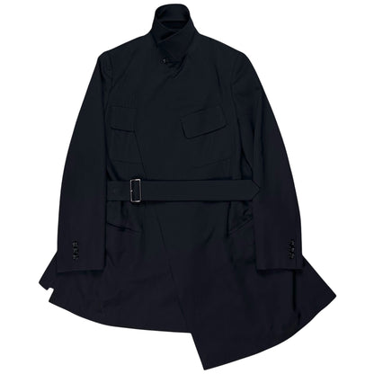 Comme des Garcons Asymmetric Belted Back Pleated Jacket - AW15