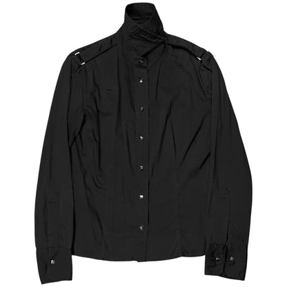 Gucci by Tom Ford Shoulder Strap Snap Shirt - 90s
