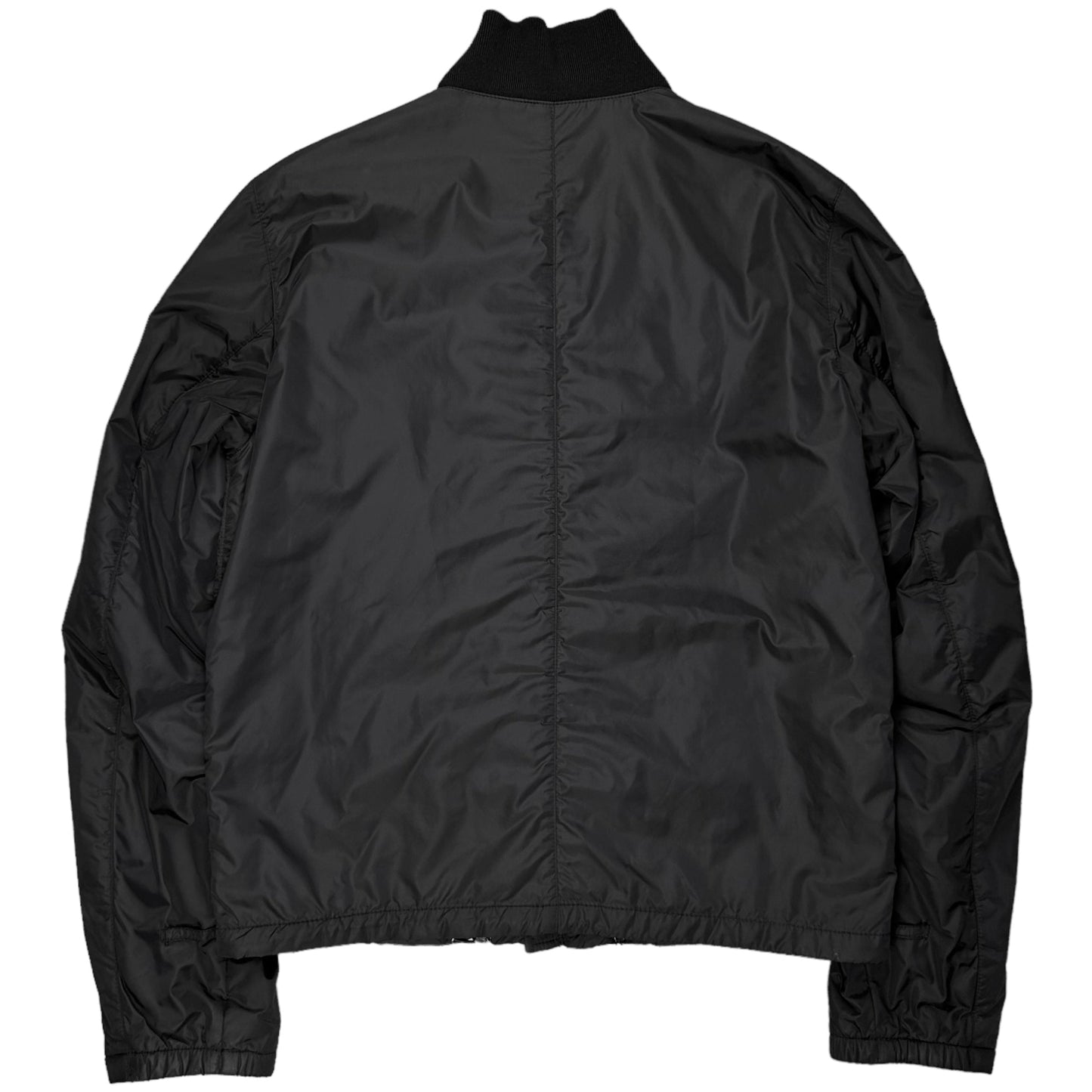 Prada Cropped Nylon Bomber Jacket - SS07