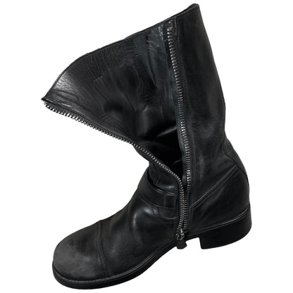 Prada Triple Belted Zip Rider Boots