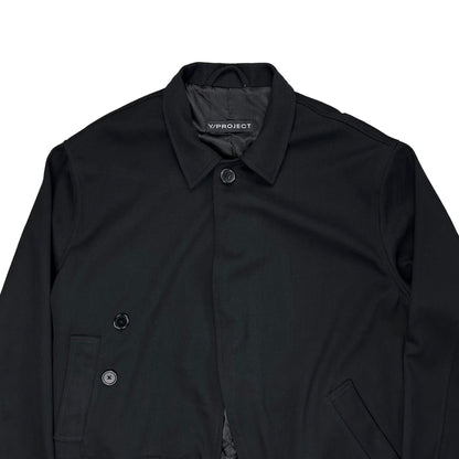 Y/Project Asymmetric Twisted Work Jacket - SS20