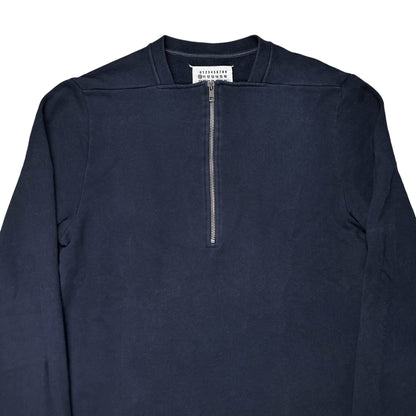 Maison Margiela Deconstructed Half Zip Sweater - SS11