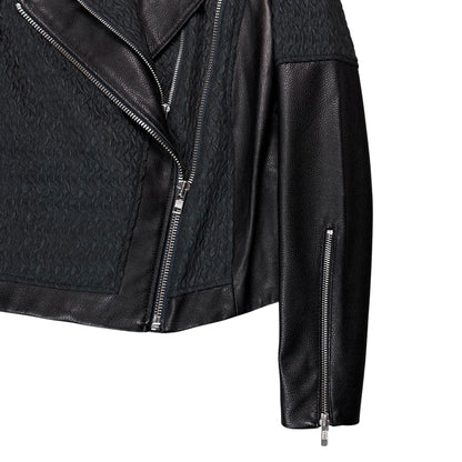 Helmut Lang Jacquard Multi Zip Perfecto Leather Jacket - AW12