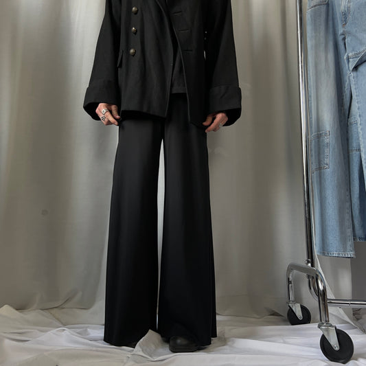 Dries Van Noten Wide Darted Pants