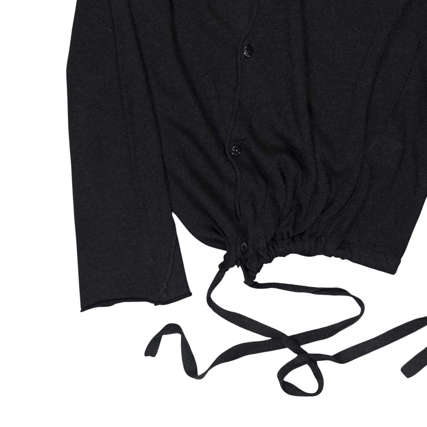 Y‘s by Yohji Yamamoto Asymmetric Cinch Strap Cardigan