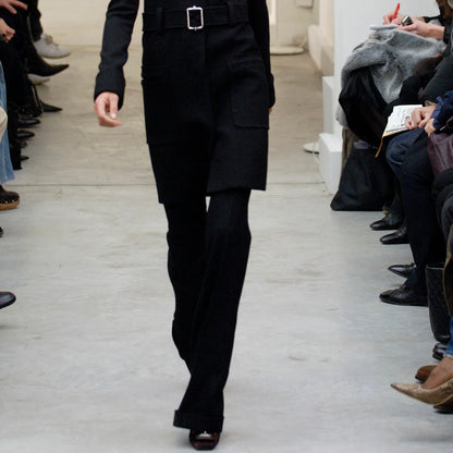 Balenciaga Flared Waist Zip Trousers - AW05