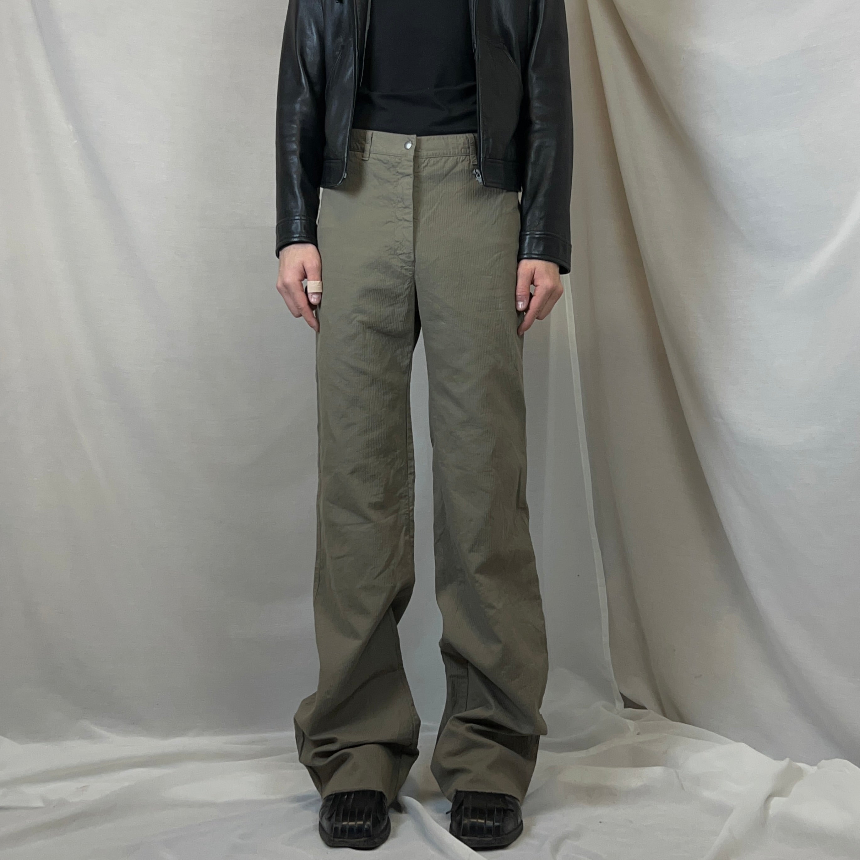 Maison Martin Margiela Wide Waist Tab Ripstop Work Pants - AW03