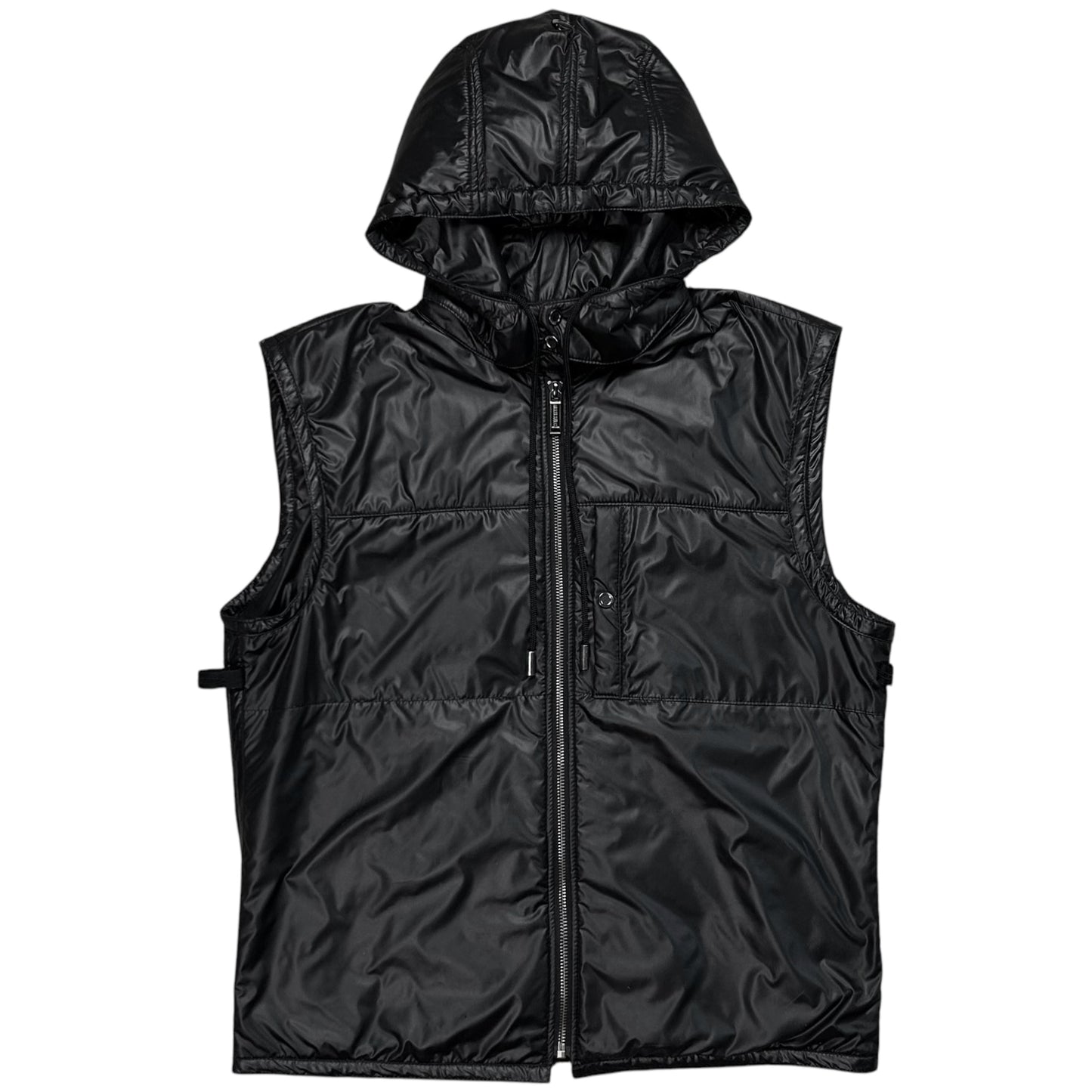 Dirk Bikkembergs Detachable Puffer Vest Layered Blazer