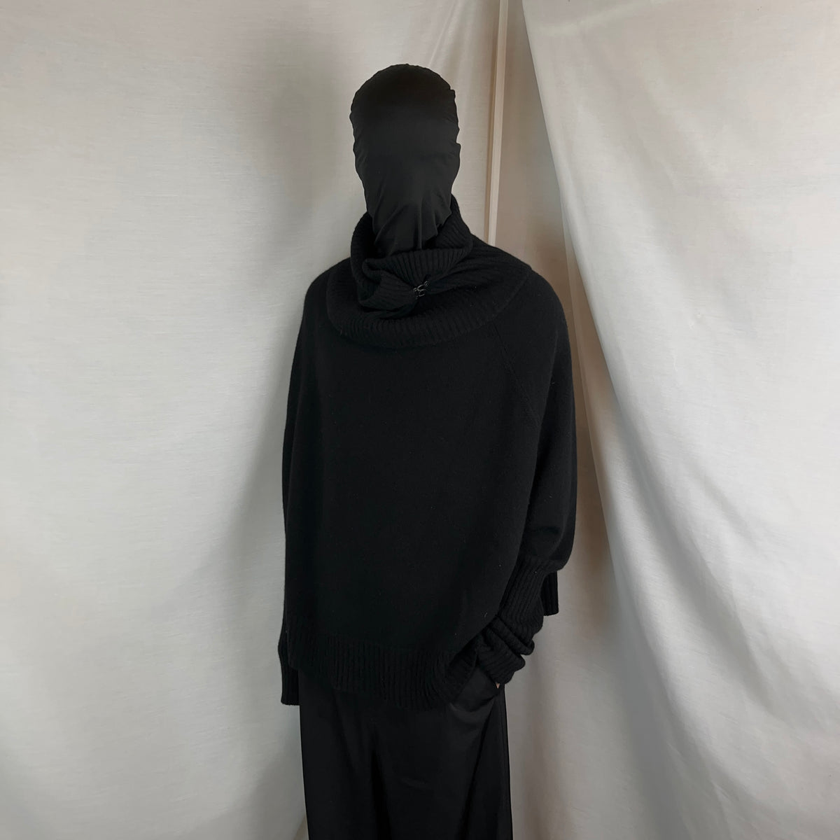Ann Demeulemeester Hook Roll Neck Cashmere Knit Sweater - AW01