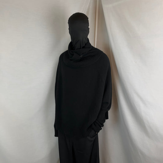 Ann Demeulemeester Hook Roll Neck Cashmere Knit Sweater - AW01