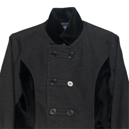 Comme des Garcons Homme Velour Appliqué Officer Jacket - SS06