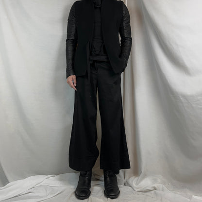 Dries Van Noten Wide Belted Paper Bag Pants - AW19