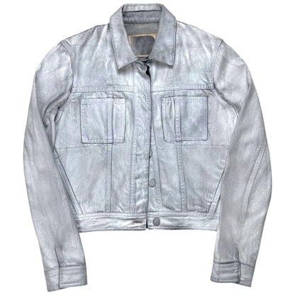 Balenciaga Waxed Paint Trucker Jacket - SS08