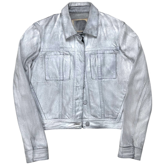 Balenciaga Waxed Paint Trucker Jacket - SS08