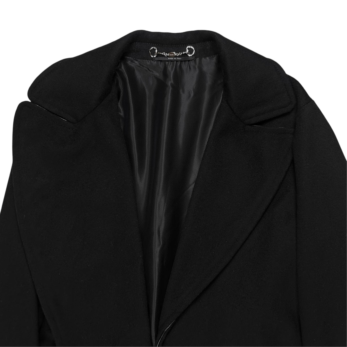 Gucci by Frida Giannini Leather Trimmed G-Belt Coat - AW10