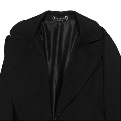 Gucci by Frida Giannini Leather Trimmed G-Belt Coat - AW10