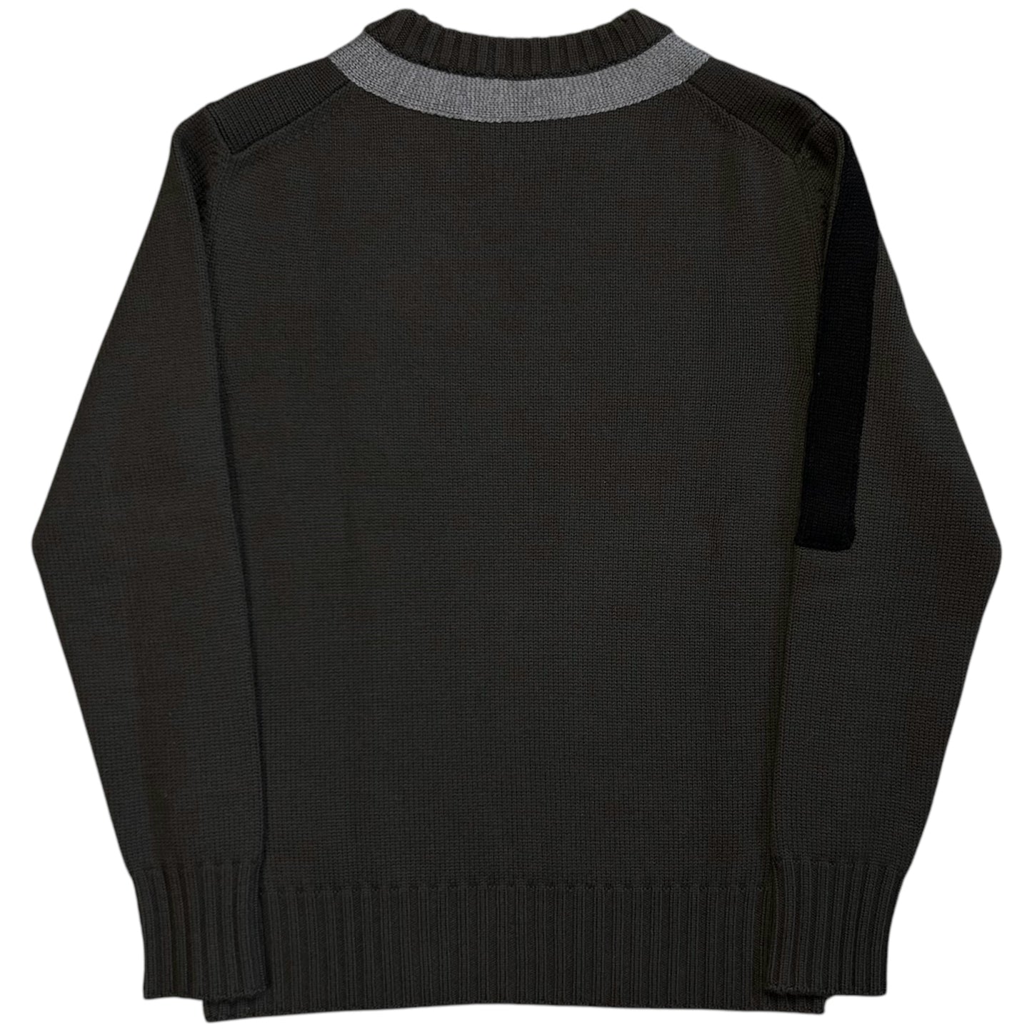 Jil Sander Gemoetric Intarsia Stripe Knit Sweater - AW16