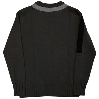 Jil Sander Gemoetric Intarsia Stripe Knit Sweater - AW16