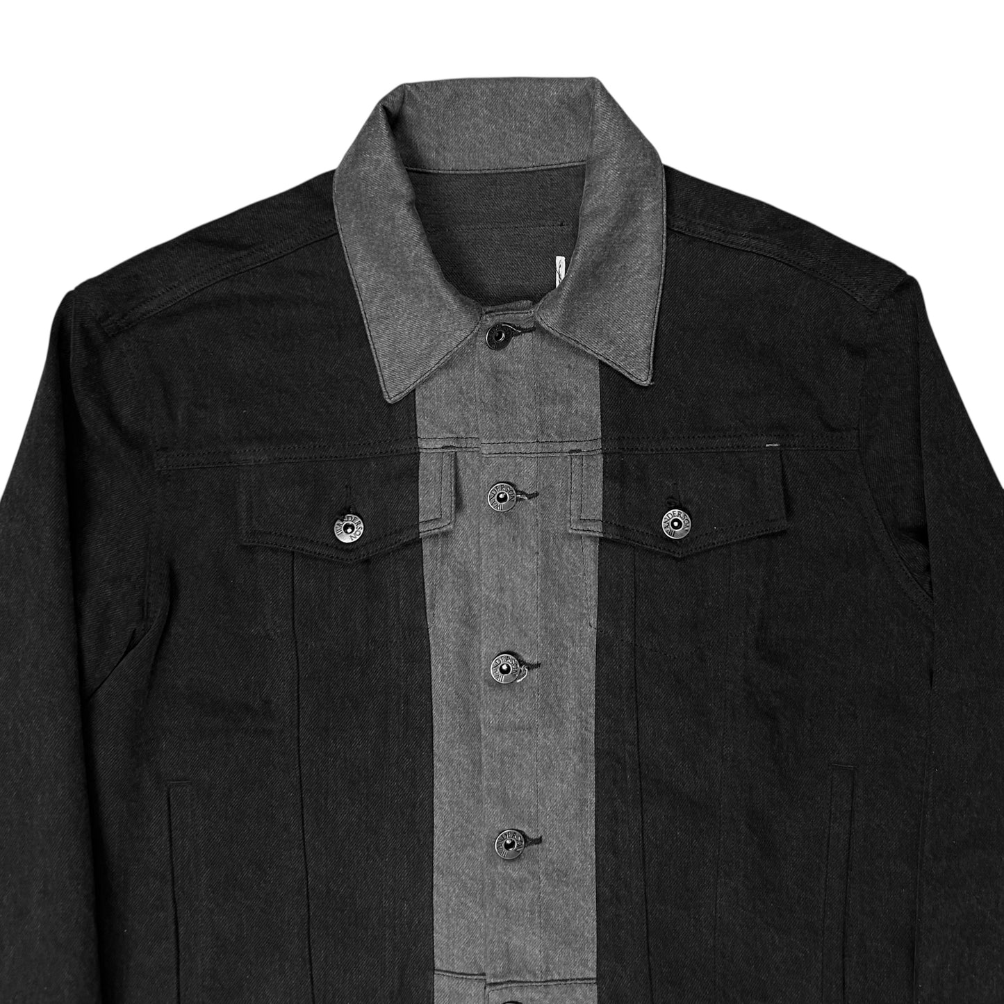 JW Anderson Two Tone Patchwork Denim Jacket - SS24