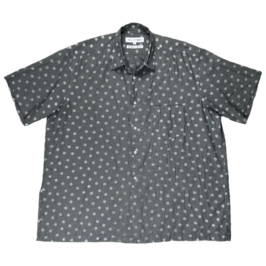 Comme des Garçons Shirt Snowflake Embroidery Bowling Shirt