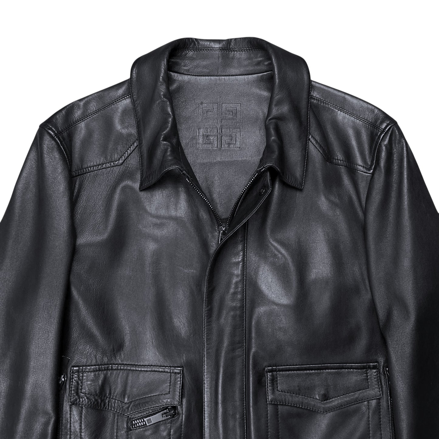 Givenchy Zip Pocket Leather Jacket - AW16