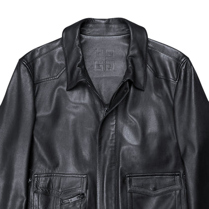 Givenchy Zip Pocket Leather Jacket - AW16