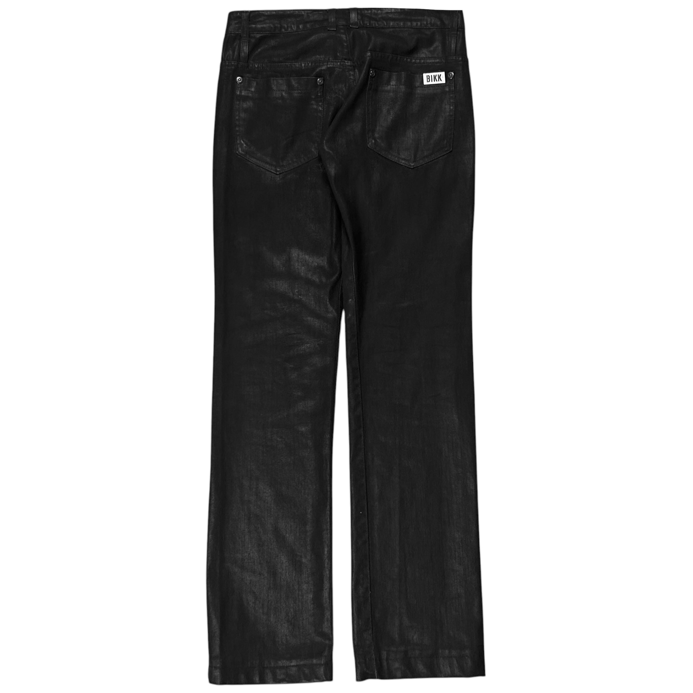 Dirk Bikkembergs Waxed Metal Patch Jeans - AW08 – Vertical Rags