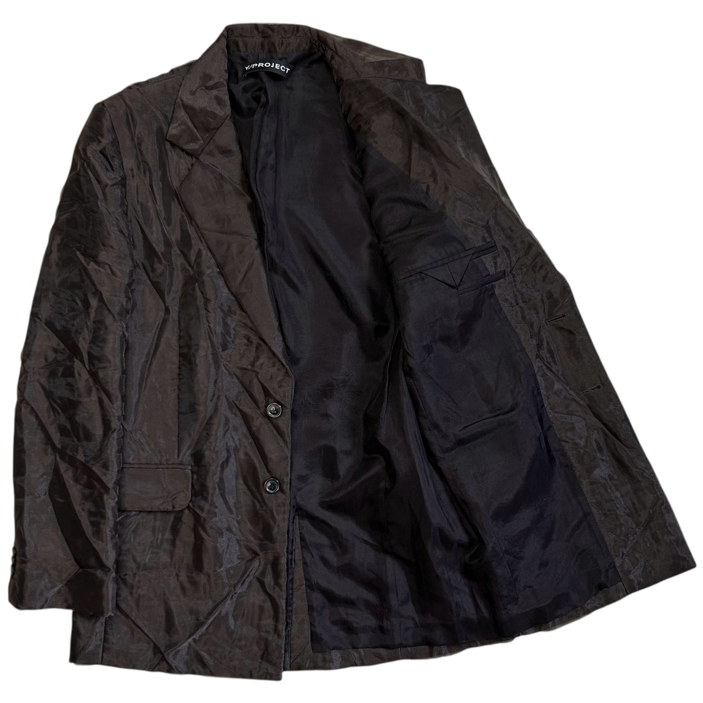 Y/Project Wrinkled Organdy Layer Sample Blazer - SS20