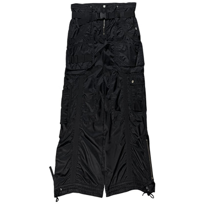 Jean Paul Gaultier Wide Parachute Bondage Nylon Pants - AW03