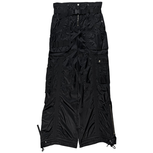 Jean Paul Gaultier Wide Parachute Bondage Nylon Pants - AW03
