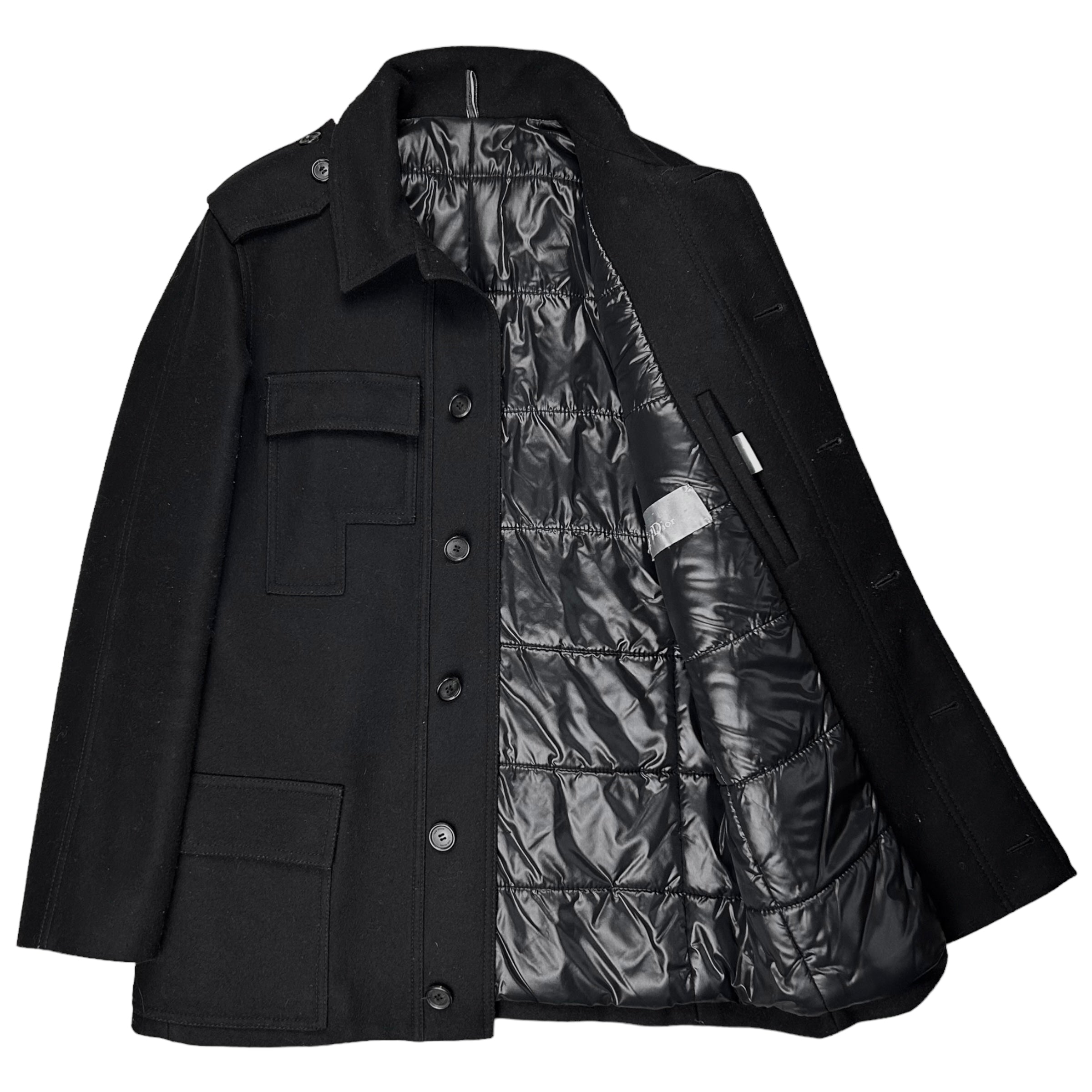 Dior Homme Officer Wool Jacket AW07 Vertical Rags