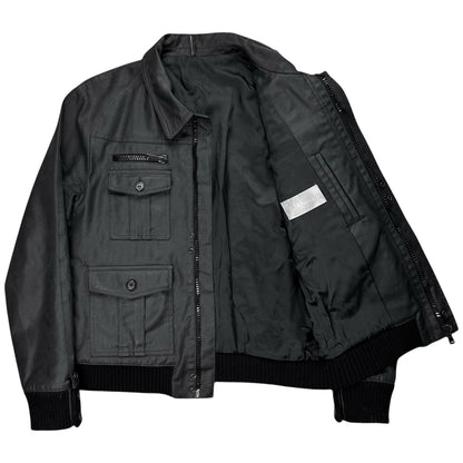 Dior Homme Waxed Military Cargo Jacket - AW06